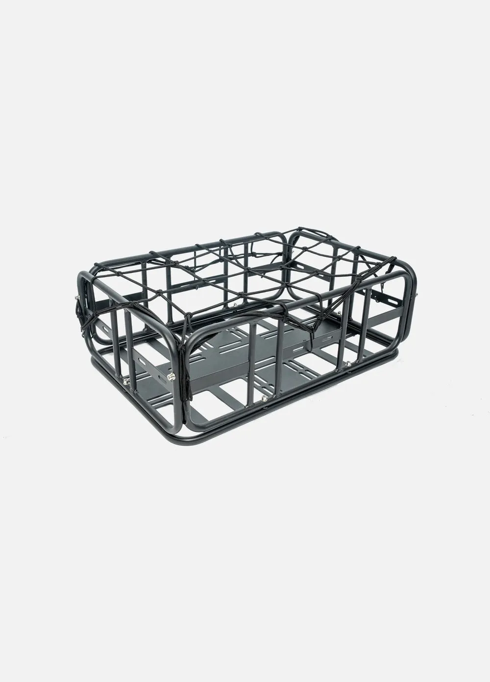 Vue 2 Panier arrière pour vélo avec filet de chargement