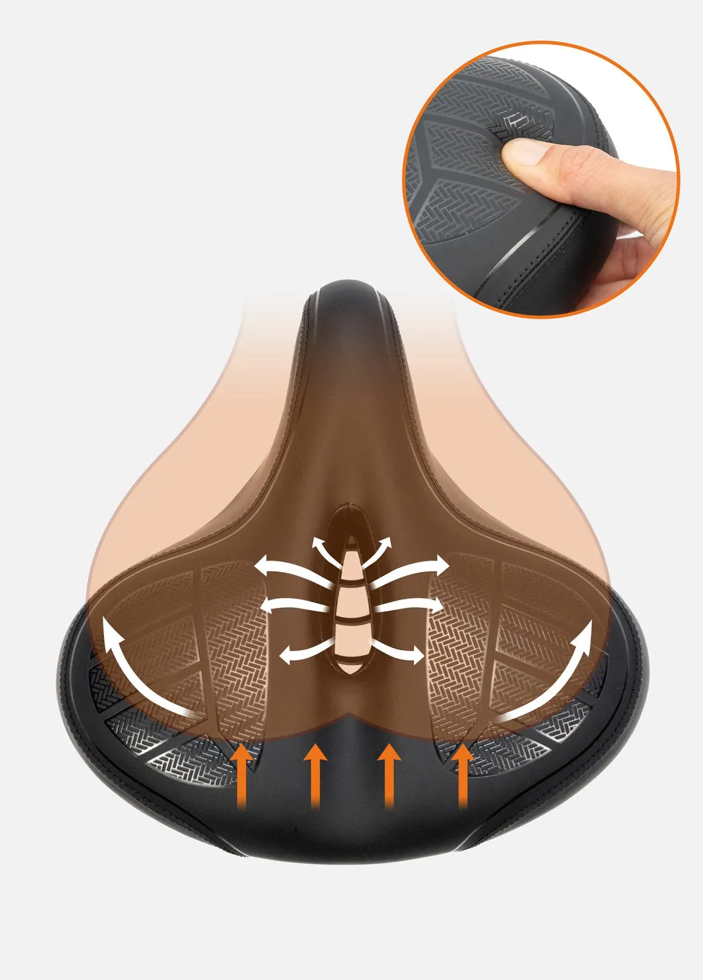 Vue 3 Selle à Suspension
